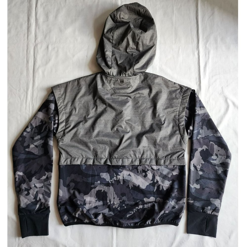 Under Armour Unstoppable Gore Windstopper Camo Water-Resistant Jacket Gray S/P - Picture 9 of 14
